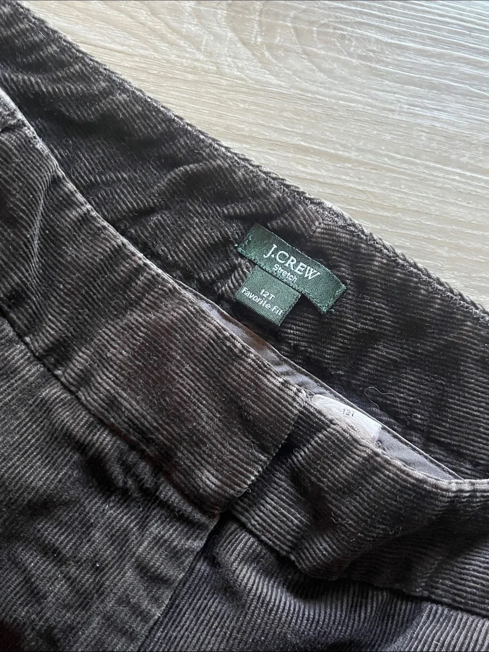 J. Crew Women's Wide-Leg Corduroy Jeans in Dark Brown